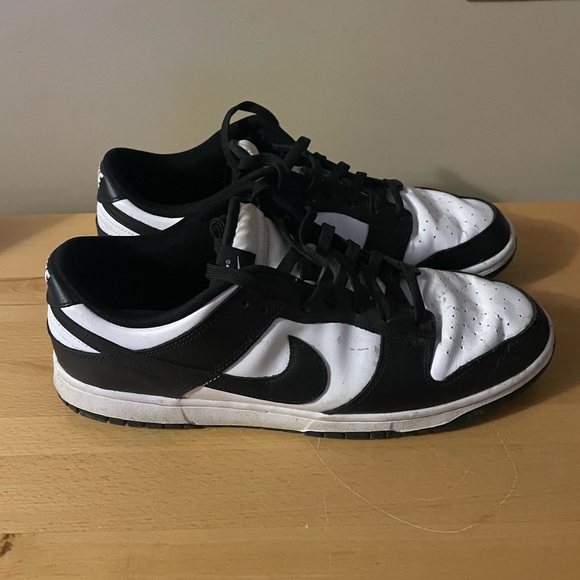 Nike Dunk Low Retro Men's White Black Panda DD1391-100 Sneakers Sz 14 - Picture 1 of 5